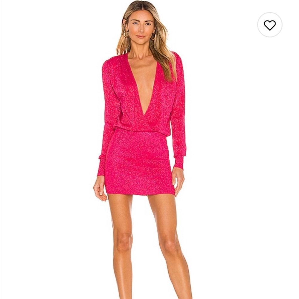 Superdown Aura dress in Fuschia Sz S
